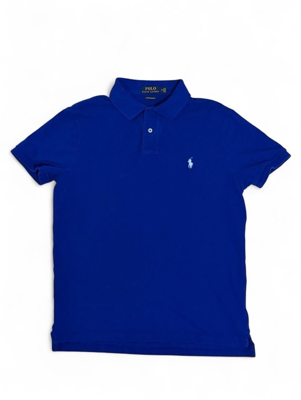 Polo Ralph Lauren Custom Slim Fit Men's Polo Shirt Medium Blue